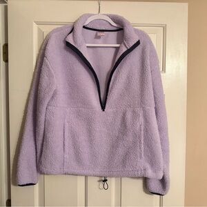Lavender Fleece Women's Sweater